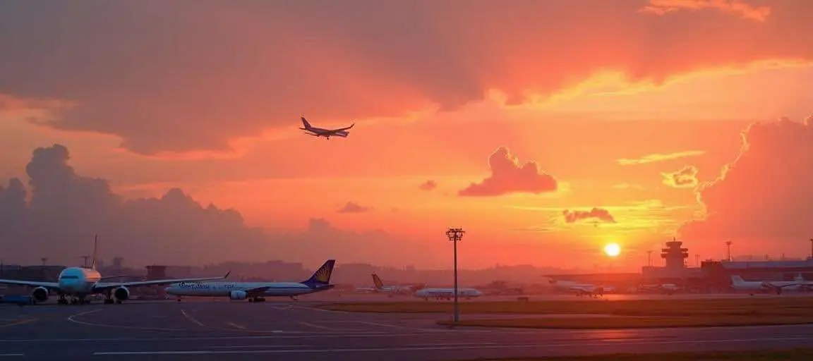 bangkok-airport-sunset